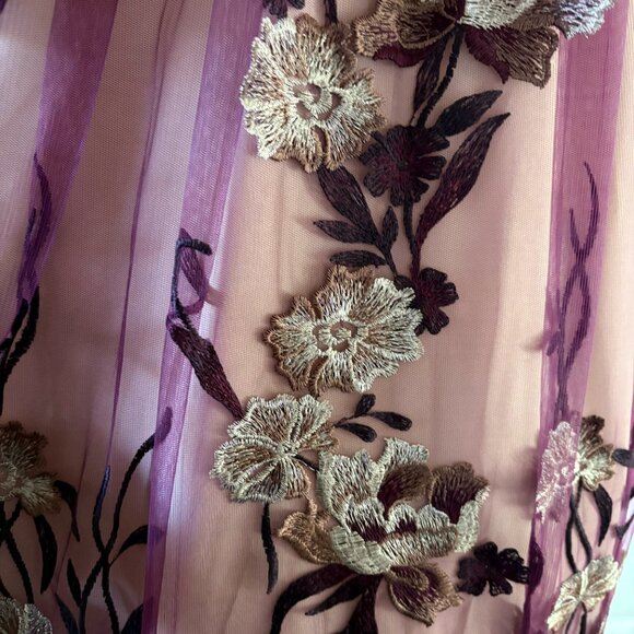 Plum Purple Prom Dress Size 2 Size 4 - Picture 6 of 14